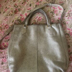 Vintage Old School J Crew gold purse handbag